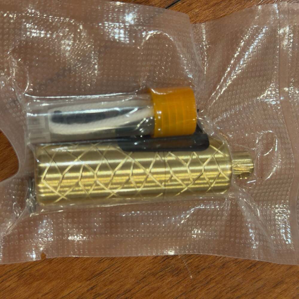 Maratac Brass XL Peanut Lighter Gen 4 Diamond Pattern